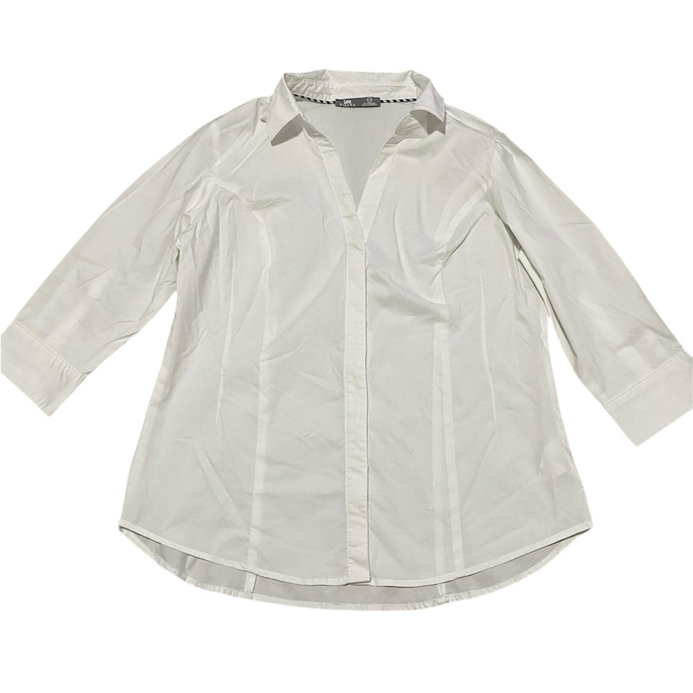 White Button-Up Blouse